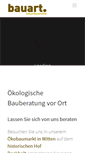 Mobile Screenshot of bauart-naturbaustoffe.de